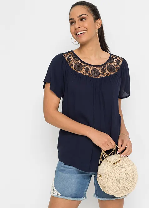 Blusa in pura viscosa, bonprix