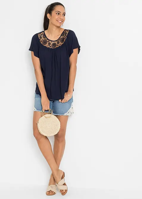 Blusa in pura viscosa, bonprix