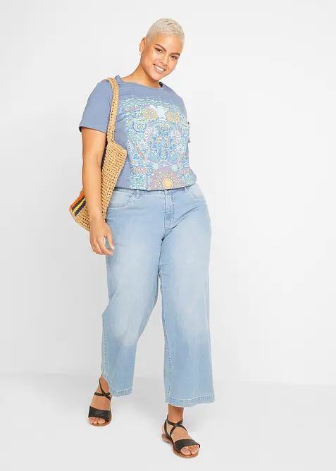 T-shirt in puro cotone, bonprix