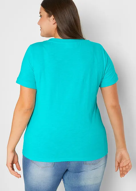 T-shirt in puro cotone, bonprix