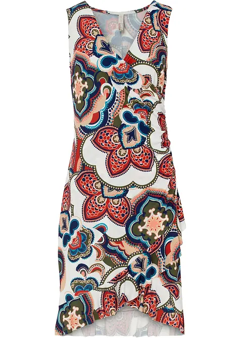 Miniabito con balza, bonprix