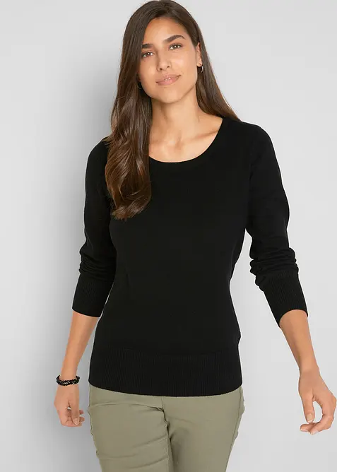Maglione in filato fine, bonprix