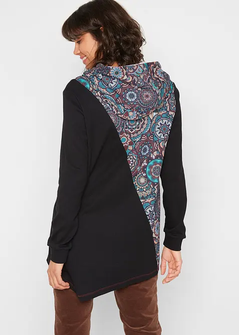 Maglia con cappuccio in puro cotone, bonprix