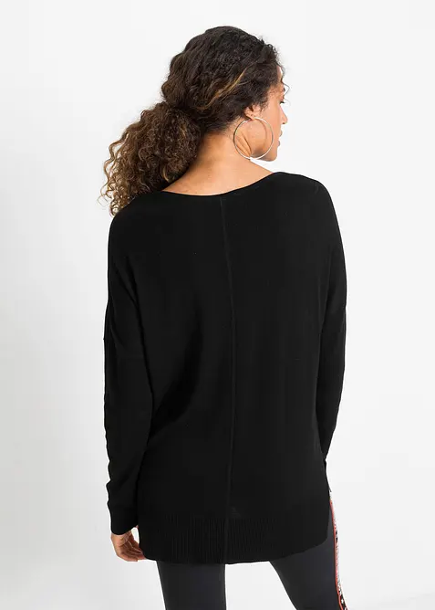 Maglione oversize in misto viscosa, bonprix