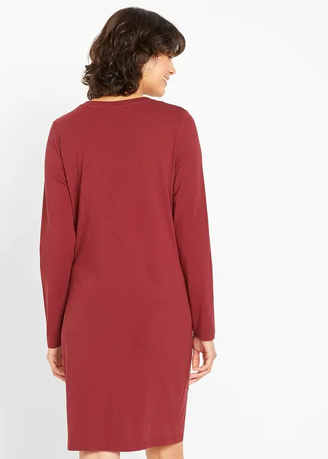 Abito in jersey aderente (pacco da 2), bonprix