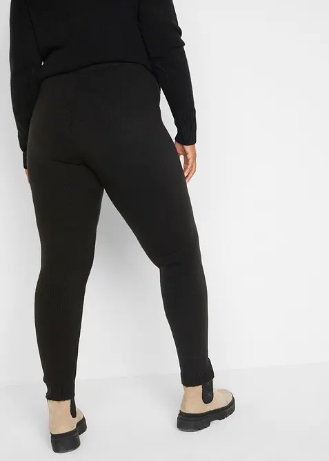 Leggings termici con cinta a costine, bonprix