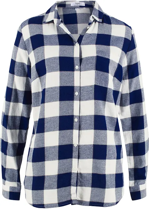 Camicia in flanella a maniche lunghe, bonprix