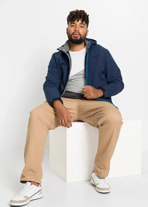 Softshell con cappuccio, bonprix