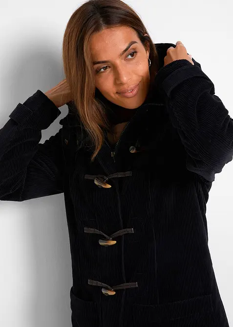 Montgomery in velluto a coste foderato, bonprix