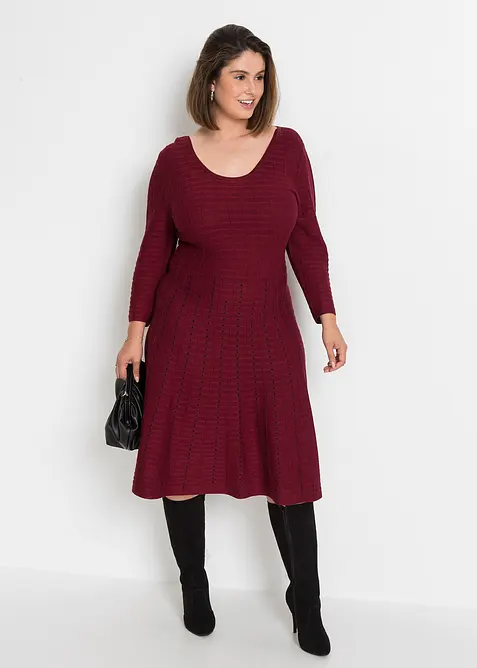 Abito in maglia di misto viscosa morbido, bonprix