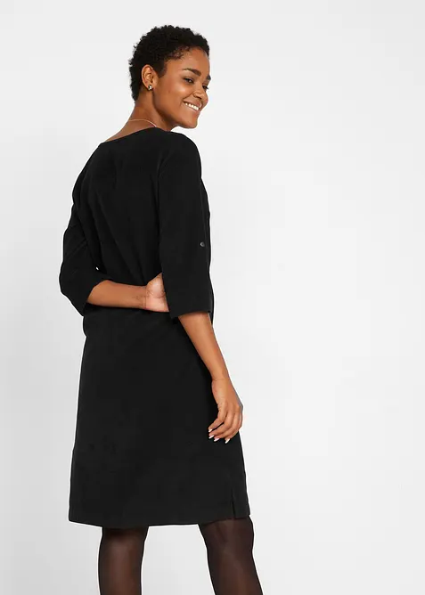 Abito in velluto di puro cotone a coste, bonprix