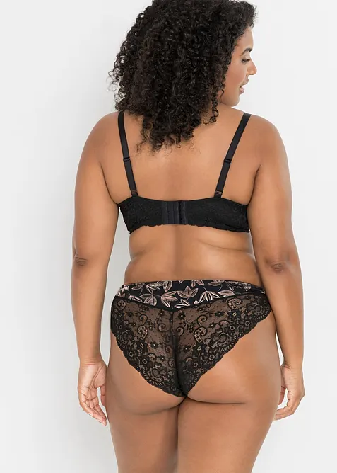 Reggiseno imbottito lucido con ferretto, bonprix