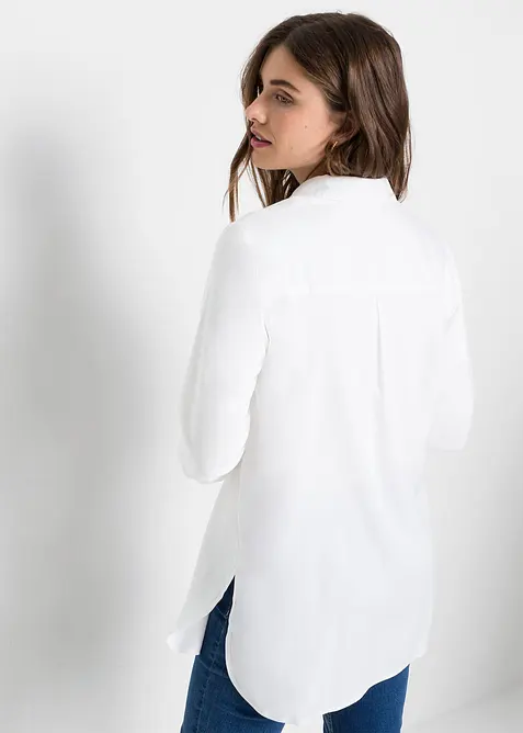 Camicetta lunga in pura viscosa, bonprix