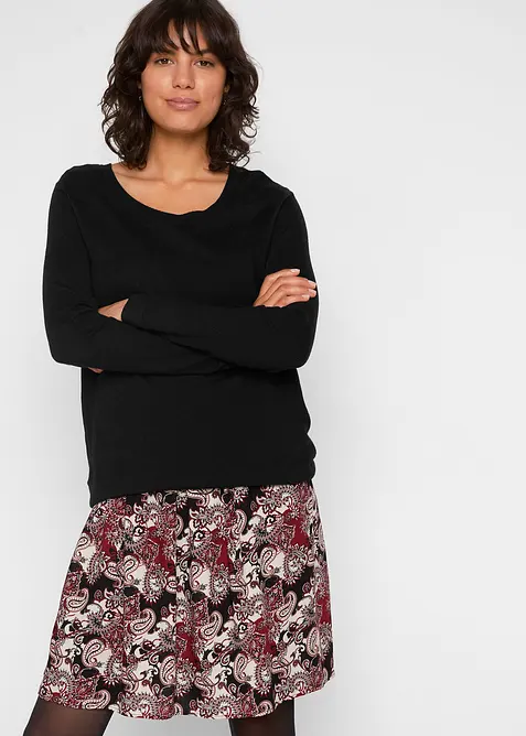 Abito in maglia pr&eacute;maman / da allattamento 2 in 1, bonprix