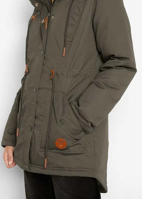 Parka imbottito con pelliccia sintetica, bonprix