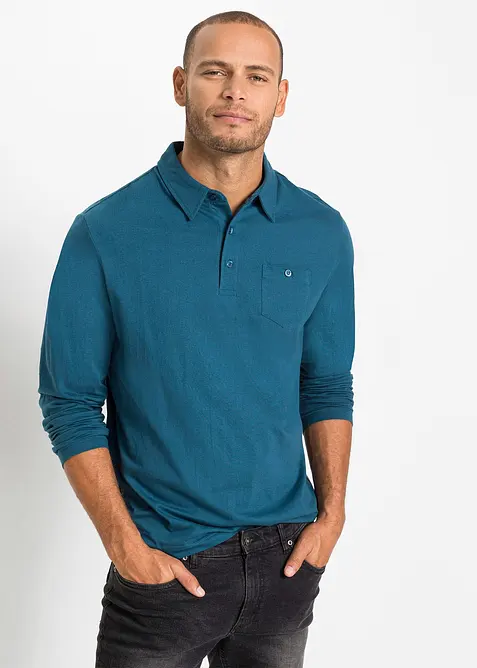 Polo a maniche lunghe (pacco da 2), bonprix