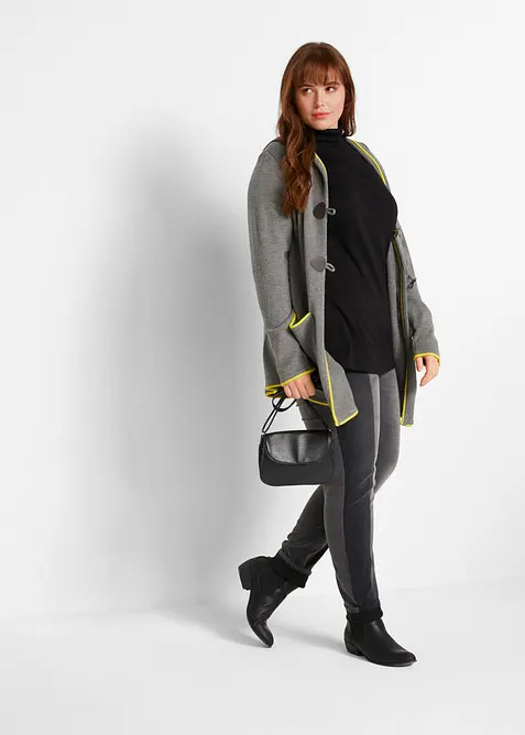 Maglia a collo alto in puro cotone, bonprix