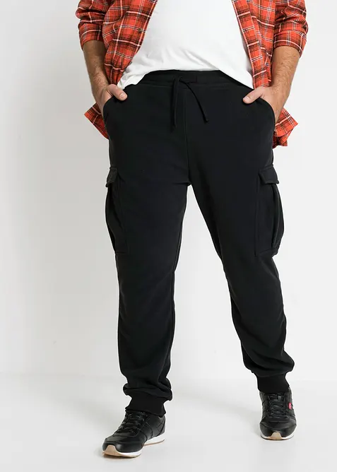 Pantaloni cargo termici in pile, regular fit, bonprix