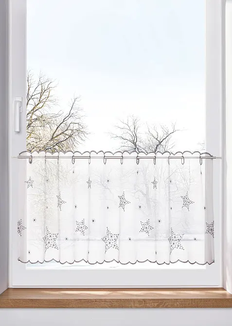 Tenda a vetro con ricami, bonprix