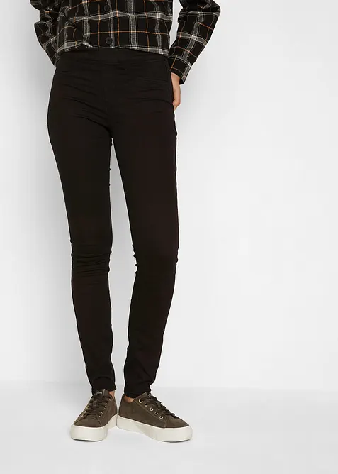 Jeggings termici, vita media, bonprix