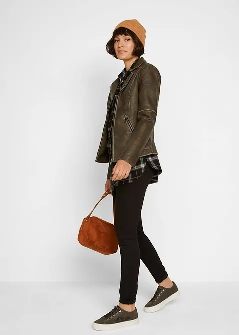 Jeggings termici, vita media, bonprix