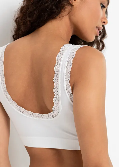 Reggiseno Feel Comfort a bustier senza cuciture  (pacco da 2), bonprix