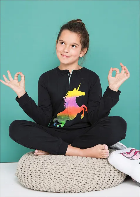 Pigiama intero con cotone morbido, bonprix