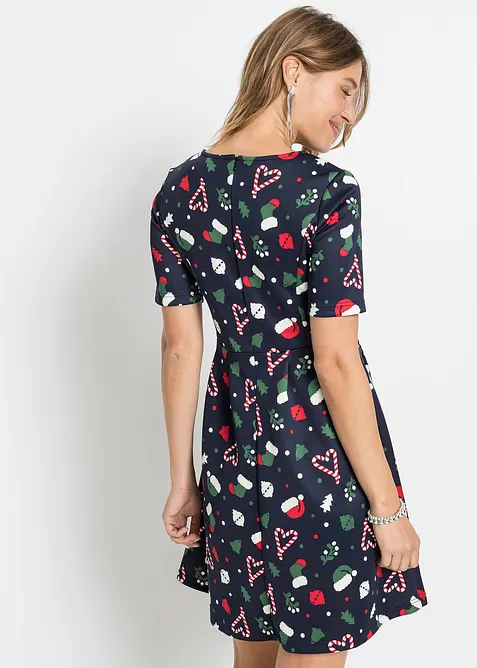 Abito corto svasato, bonprix