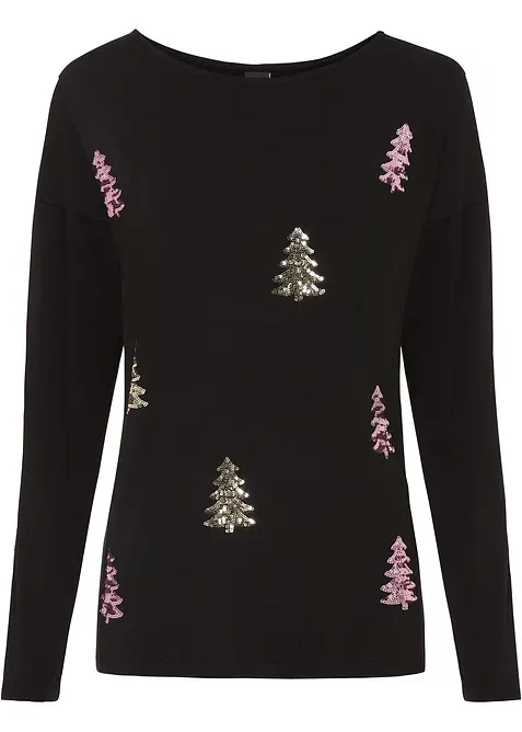 Maglia in misto viscosa fluente, bonprix