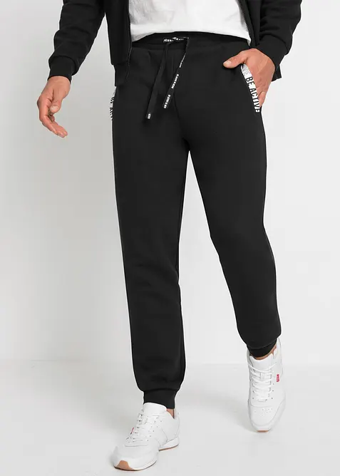 Pantaloni da jogging con dettagli sportivi, bonprix