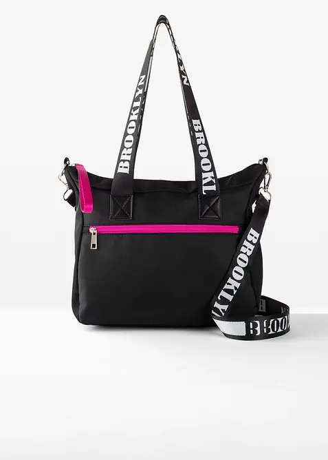 Borsa sportiva con dettagli a contrasto, bonprix