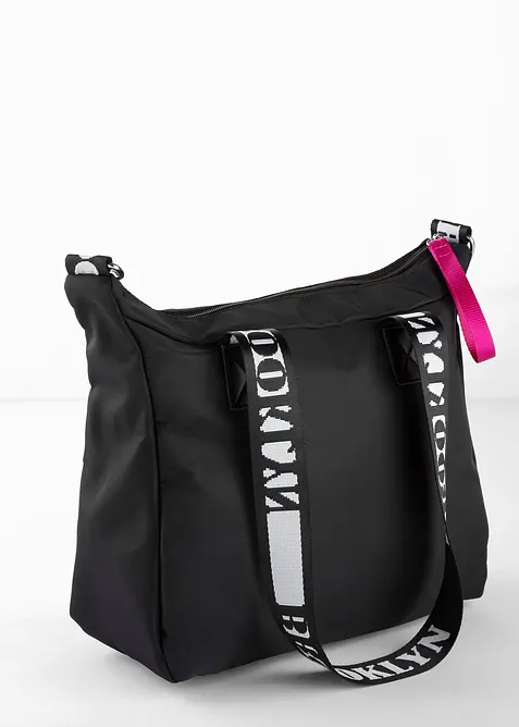 Borsa sportiva con dettagli a contrasto, bonprix