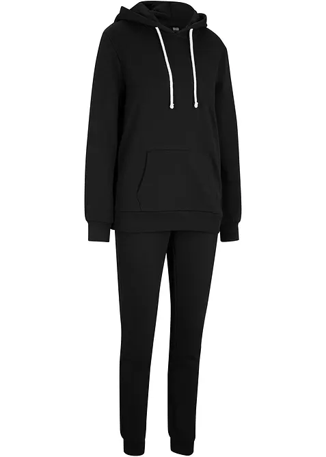 Tuta da jogging con cotone (set 2 pezzi), bonprix