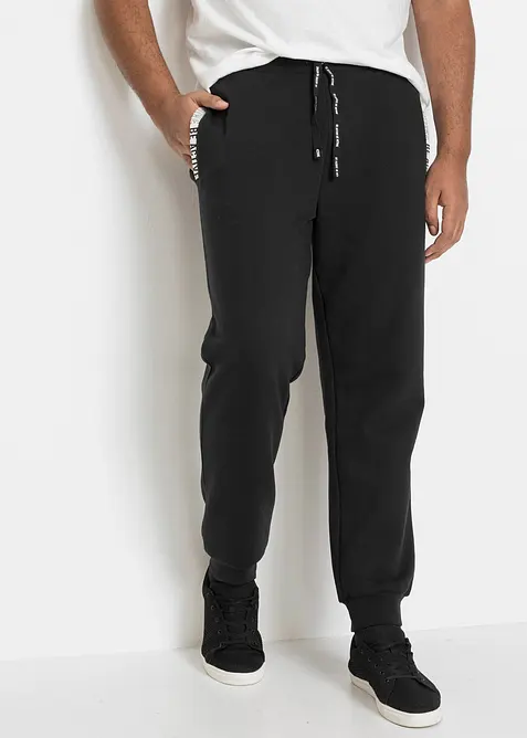 Pantaloni da jogging con dettagli sportivi, bonprix