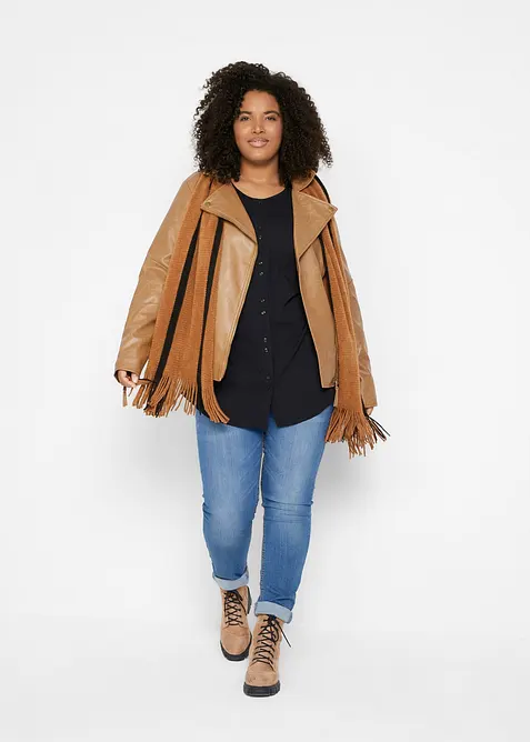 Jeans skinny elasticizzati, vita media, bonprix