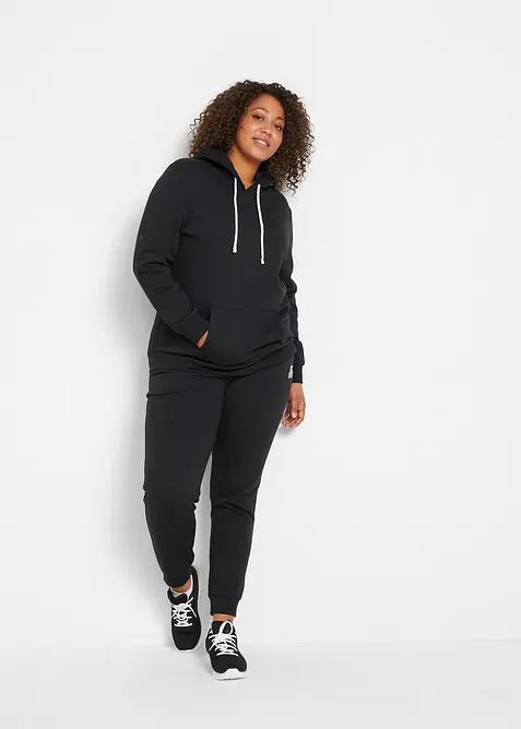 Tuta da jogging con cotone (set 2 pezzi), bonprix