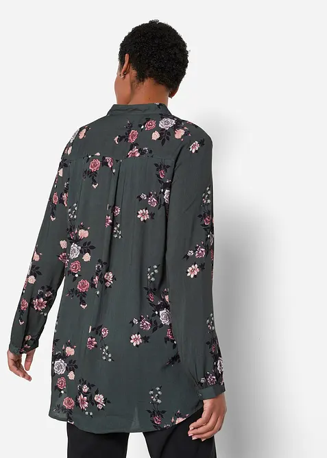 Camicetta lunga in viscosa fluente, bonprix