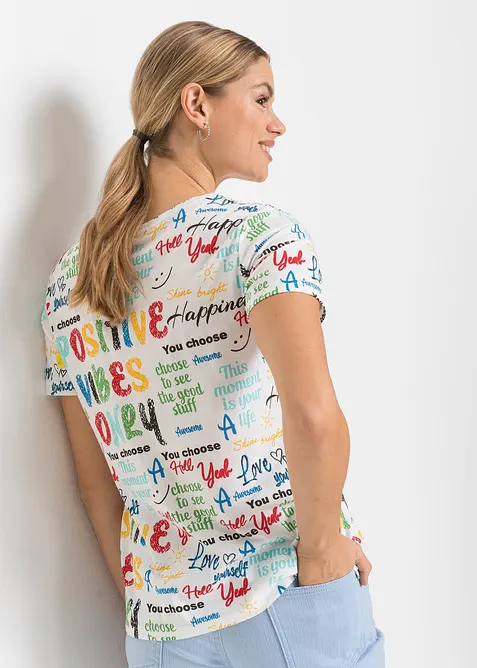 T-shirt in misto viscosa morbido, bonprix