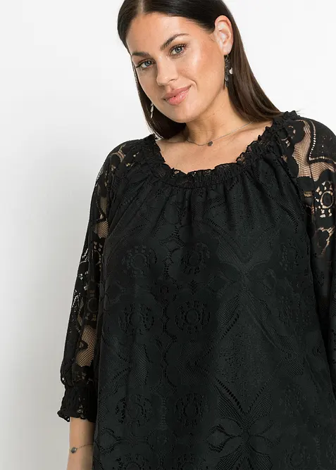 Maglia con maniche a palloncino, bonprix