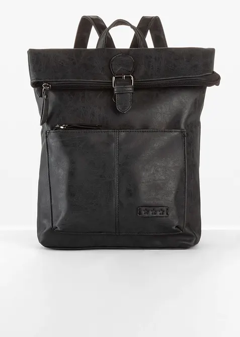 Zaino con tasca esterna e fibbia, bonprix