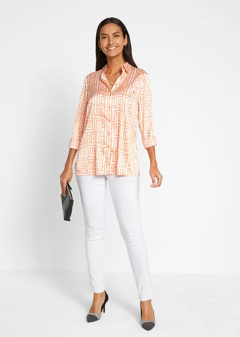 Pantaloni cropped elasticizzati, bonprix