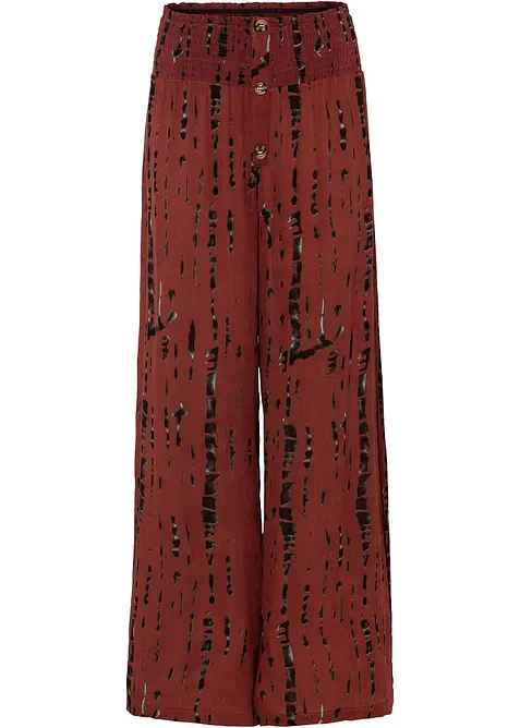 Pantaloni a palazzo in viscosa fluente, bonprix