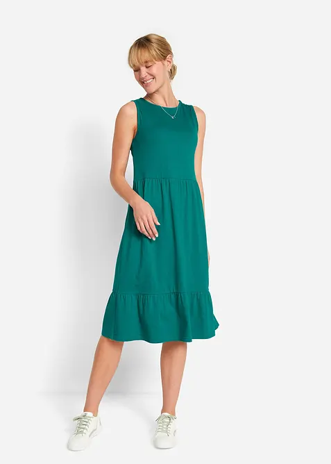 Abito in jersey di puro cotone, bonprix