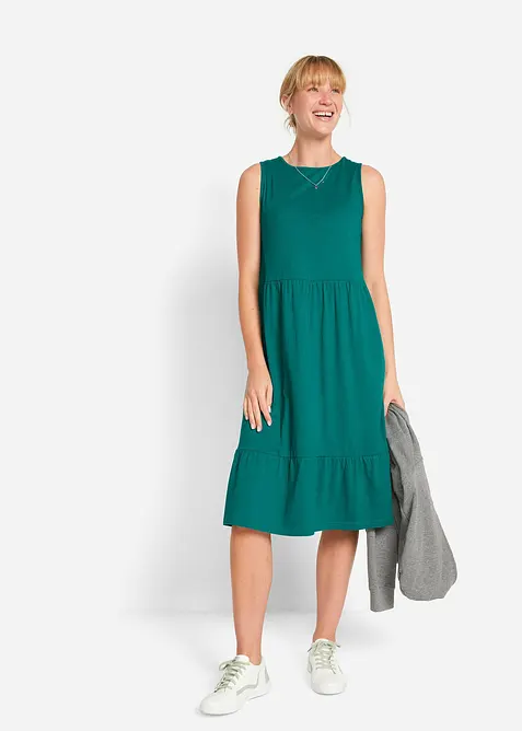 Abito in jersey di puro cotone, bonprix