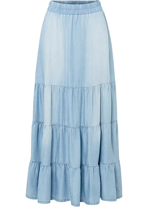 Gonna lunga a balze, bonprix