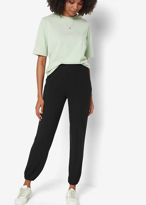 Pantaloni in misto viscosa, bonprix