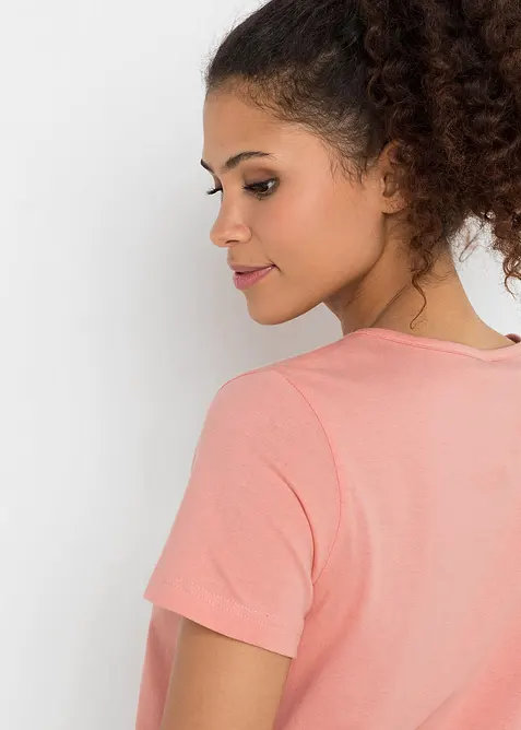 Pigiama pinocchietto in puro cotone (pacco da 2), bonprix