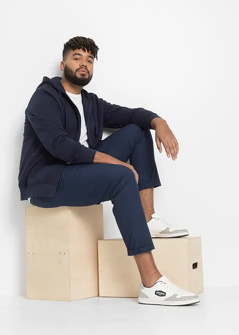 Felpa con zip e cappuccio (pacco da 2), bonprix