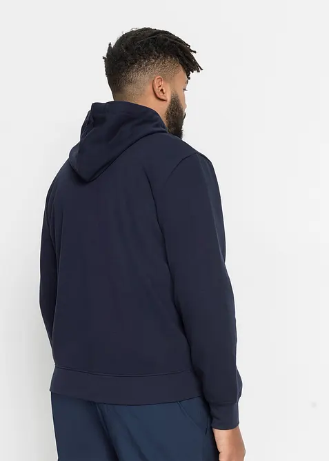 Felpa con zip e cappuccio (pacco da 2), bonprix