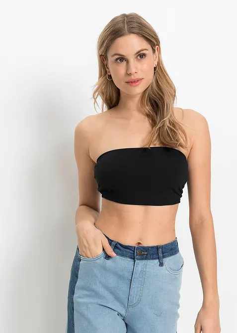 Top a fascia (pacco da 2), bonprix